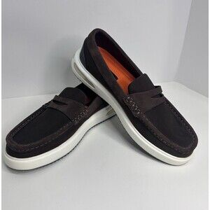 SWIMS Breeze Hybrid Penny Loafer Brown Water Resistant Mens 11 Shoes Comfy